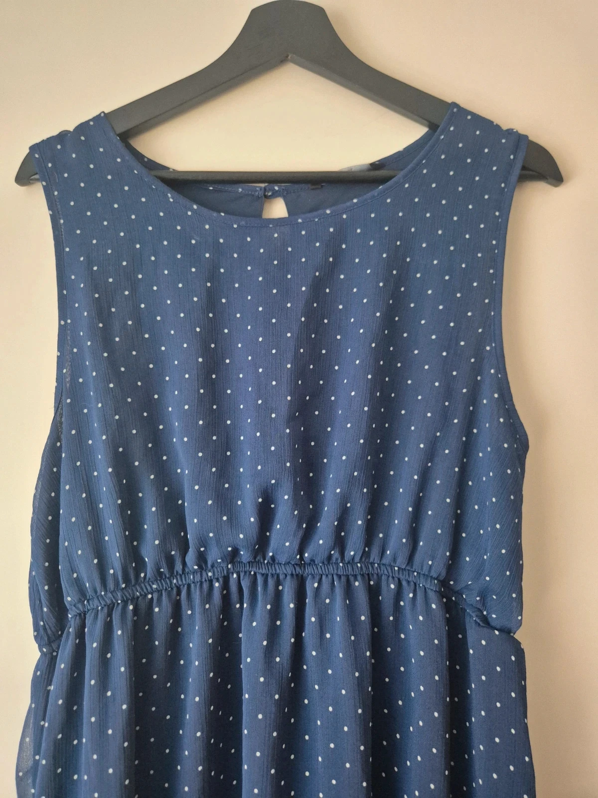 Donkerblauwe zomerjurk HEMA - maat XL – photo 2